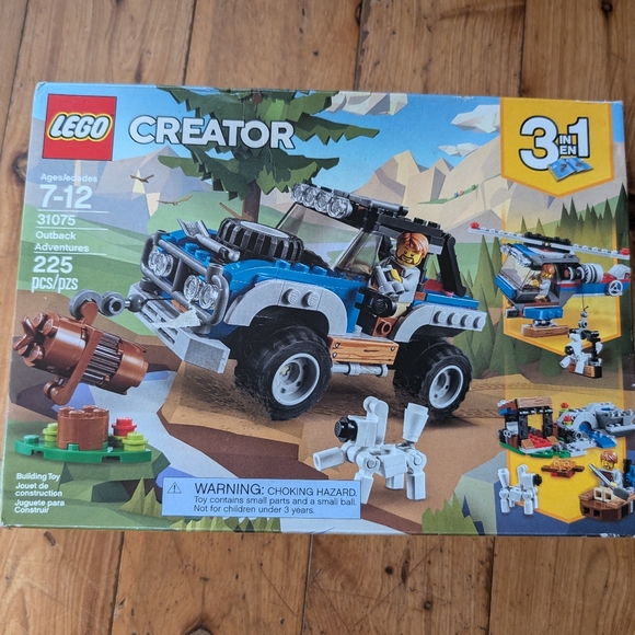 LEGO 31075 Creator Outdoor Adventure 3-in-1 Jeep Helicopter Building Set - Picture 1 of 3